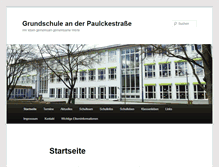 Tablet Screenshot of gs-paulcke.musin.de